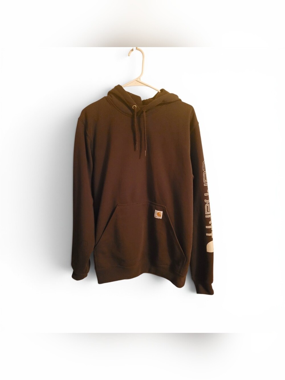 NWOT Carhartt Men's Loose Fit Midweight Logo-Sleeve Graphic Hoodie,  Size Small